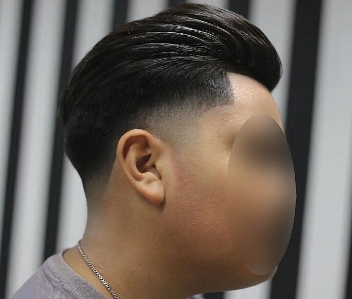 Swept Back Fade 