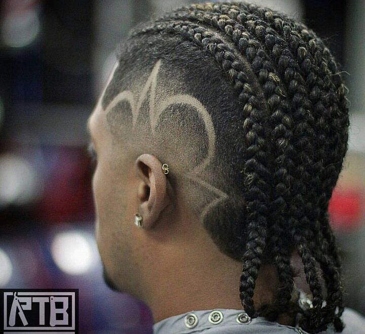 Cornrow Kapsel Met Taper 