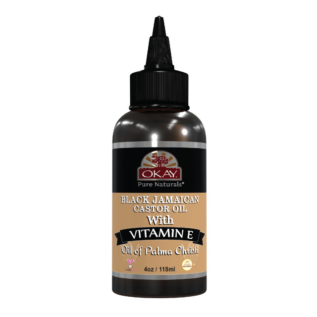 Okay Vitamine E 100% Pure Zwarte Jamaicaanse Castor Olie