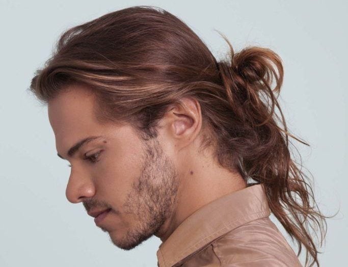 man bun vervagen blonde