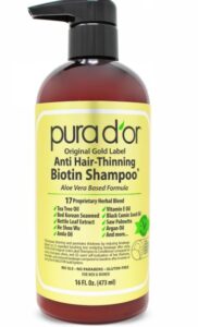 PURA D'OR Original Gold Label Anti-Thinning Shampoo