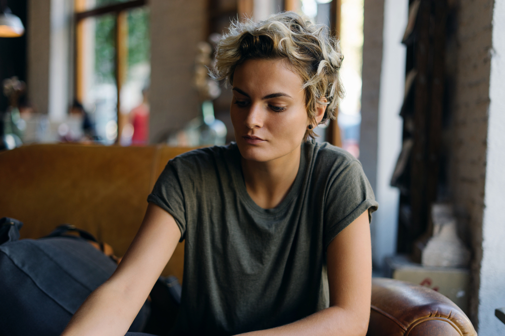 Fluffy Pixie With Frosted Tips, een kenmerkend tomboy kort pluizig kapsel