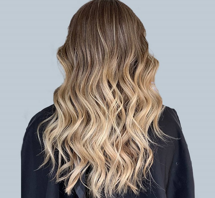 Ombre haarkleur voor vrouwen