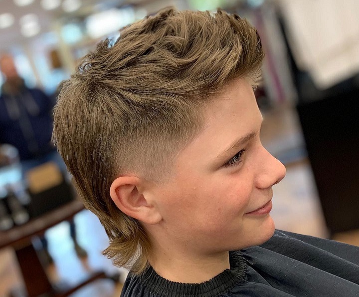 kid's mullet Spiked Top Kapsel