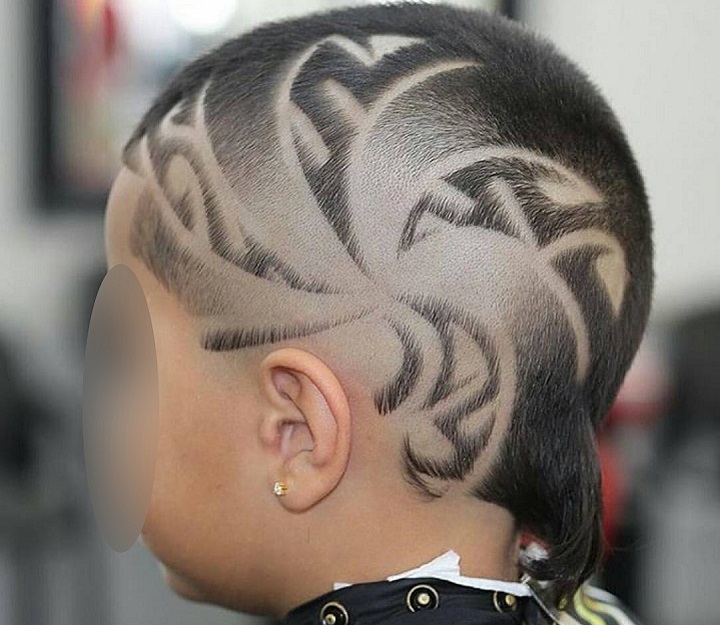 Alle Hoofd Hairtattoo Mullet