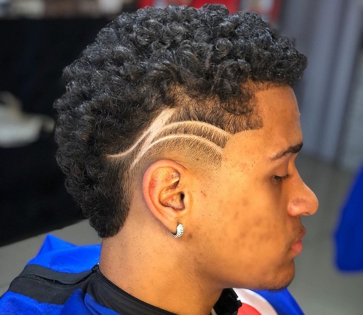 Burst Fade Mohawk 