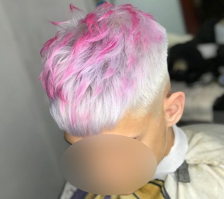 Getextureerde roze highlights