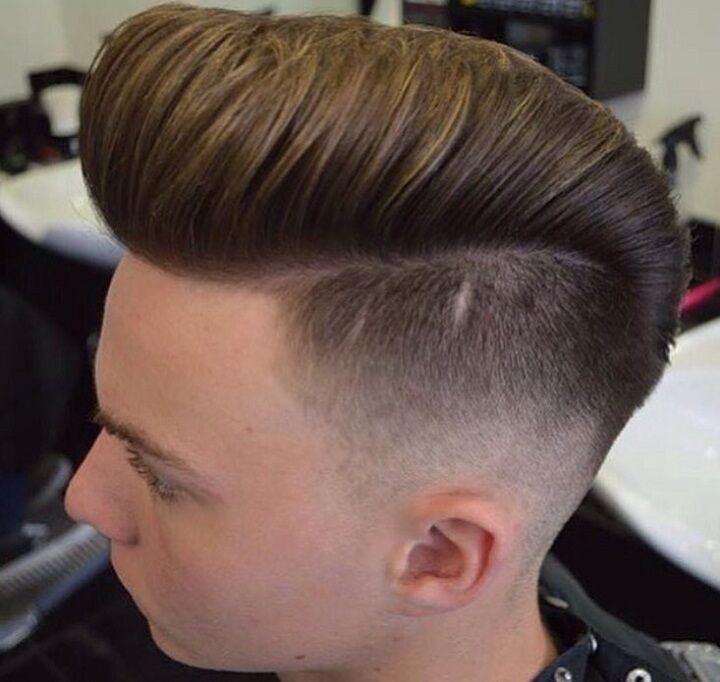 Fade en Pompadour