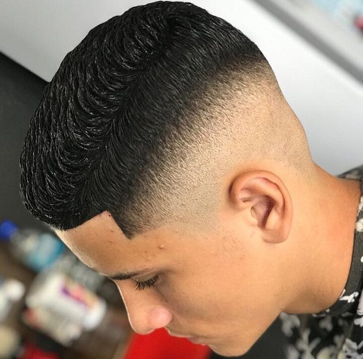 Mid Fade en Geborsteld Top