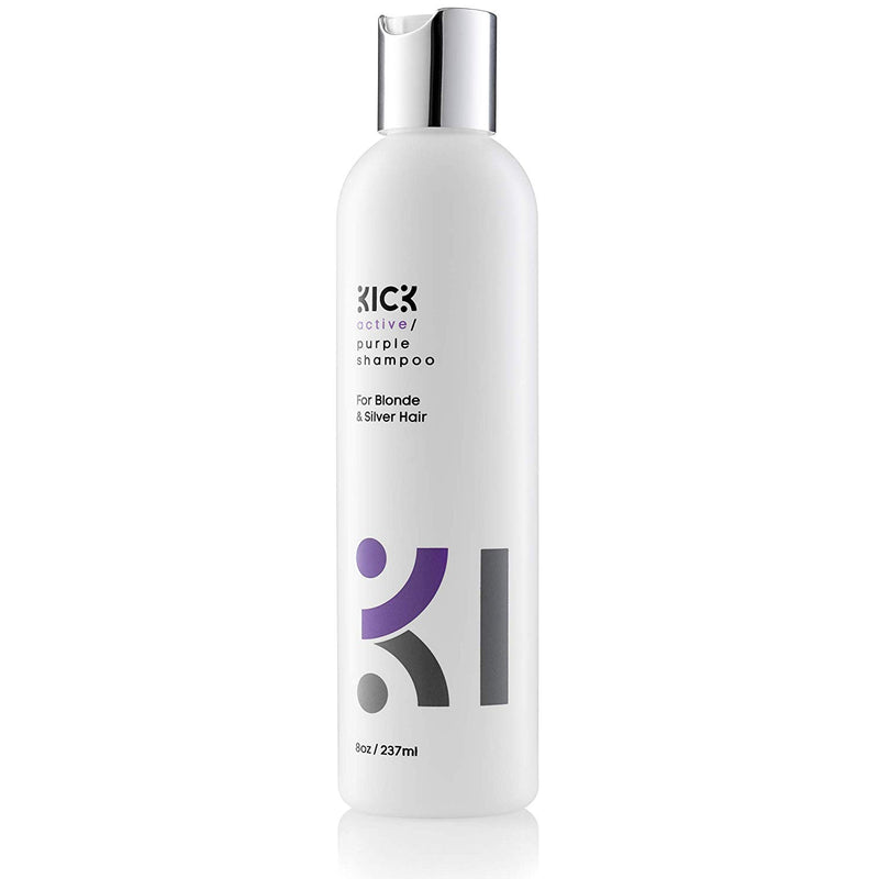 Kick Active Purple Shampoo voor blond en zilver haar