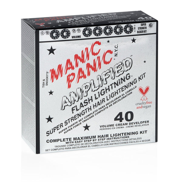 Manic Panic Amplified Flash Lightning Complete Maximale Hair Lightening Kit- 40 Volume