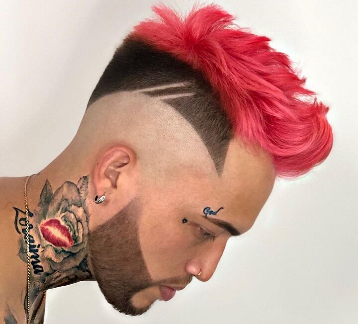 Geverfde Faux Hawk