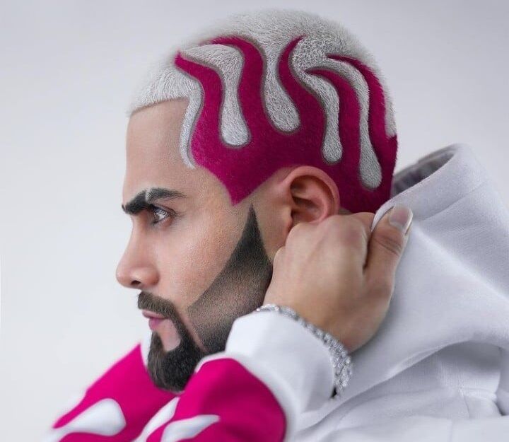 40 Cool Pink Hair Styles Ideeën voor Mannen voor Funky Look