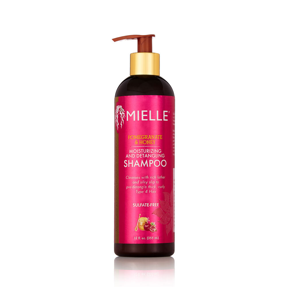 Mielle Granaatappel &honing hydraterende en ontwarrende shampoo