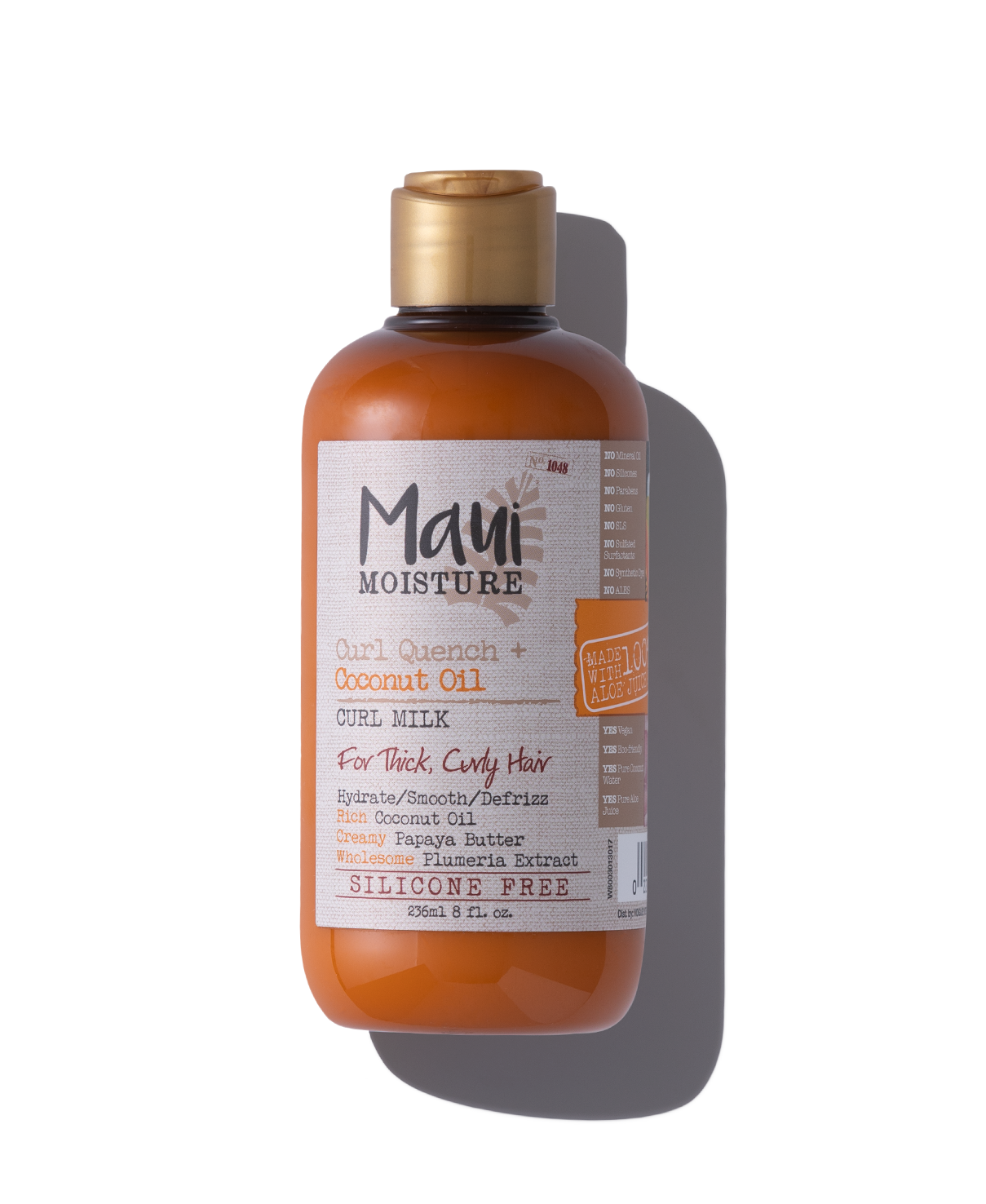 Maui Moisture Curl Quench + Kokosolie Anti-Frizz Curl-Defining Hair Milk om strak krullend haar te hydrateren en te ontwarren
