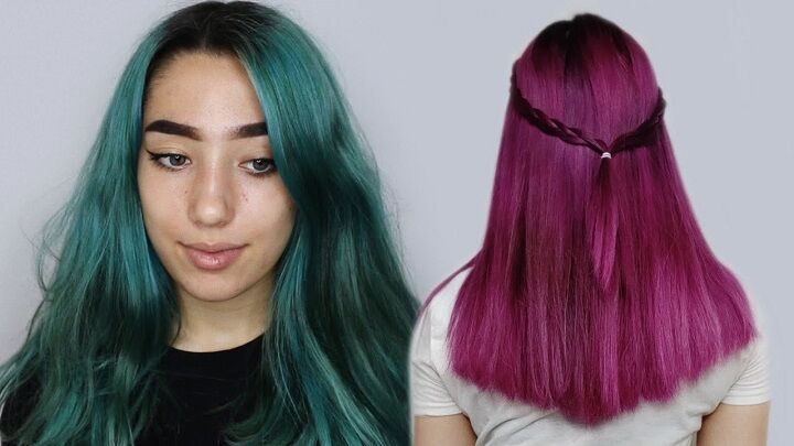 Groen Haar Vs Paars Haar