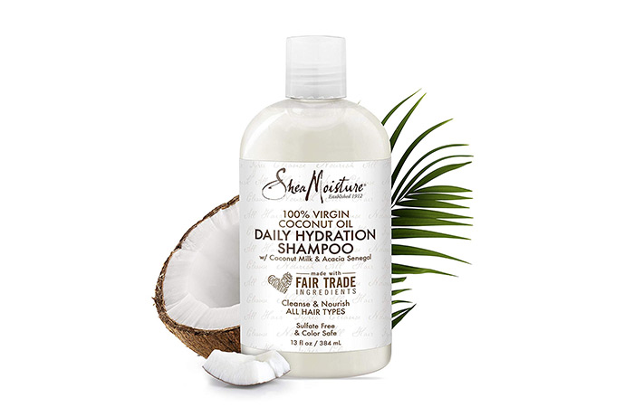 Shea Moisture 100% Virgin Kokosolie Dagelijkse Hydratatie Shampoo
