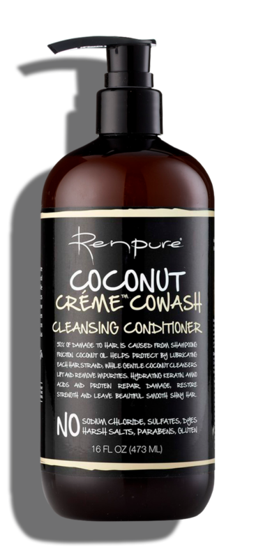 RENPURE Creme Cowash Cleansing Conditioner, Kokosnoot, 16 Fl Oz Kokosnoot 16 Fl Oz (Pak van 1)