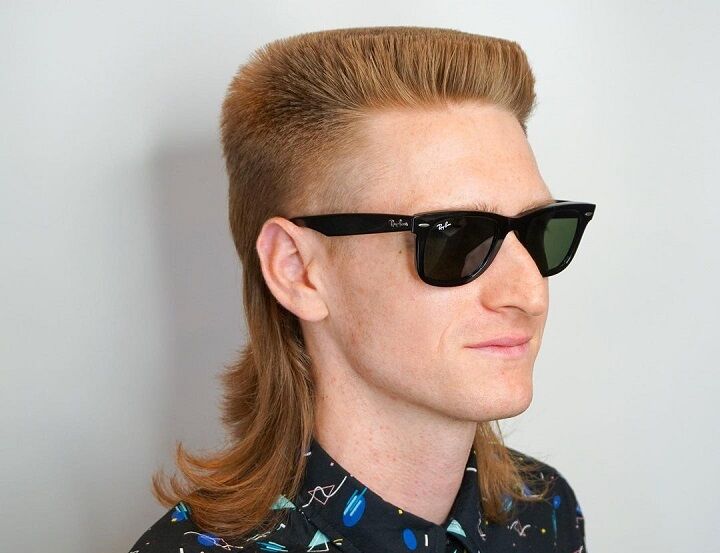 Grown Out Mullet heren jaren 1960 kapsels