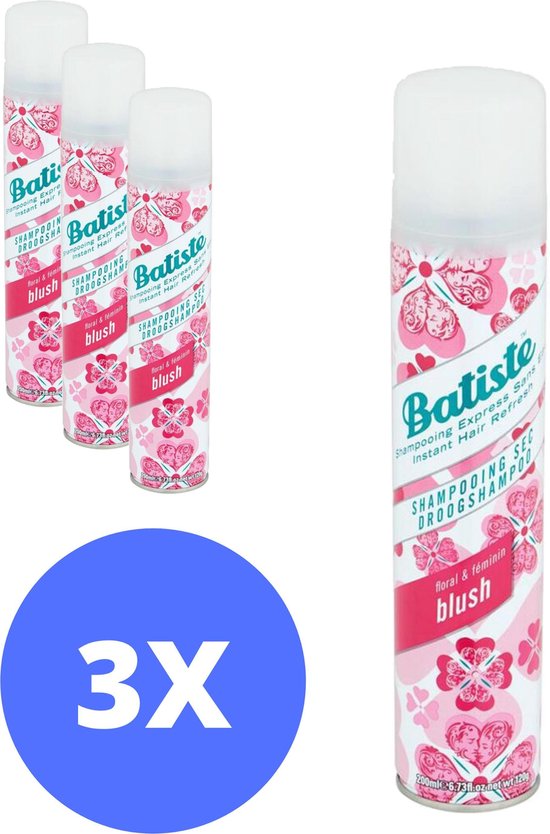 Batiste Blush Droogshampoo - 200 ml - 3 stuks