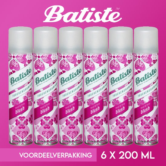 Batiste Blush Droogshampoo - Voordeelverpakking - 6 x 200 ml.