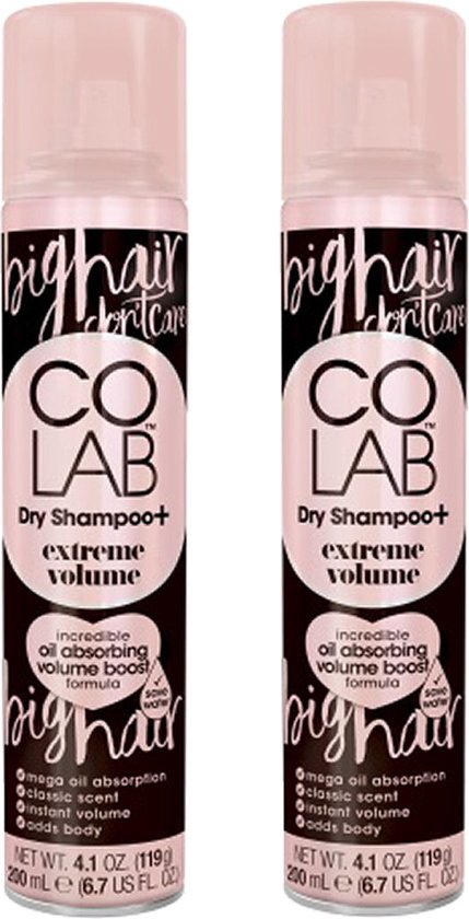 Colab Extra Volume Dry Shampoo 200 Ml- 2 pak