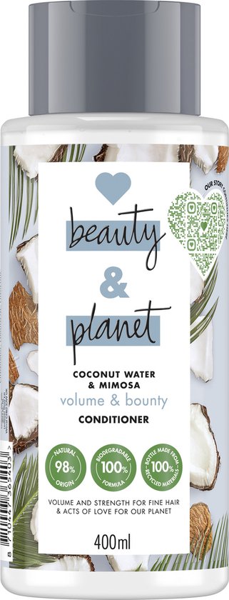 Love Beauty and Planet Conditioner Coconut Water & Mimosa Volume & Bounty - 400 ml
