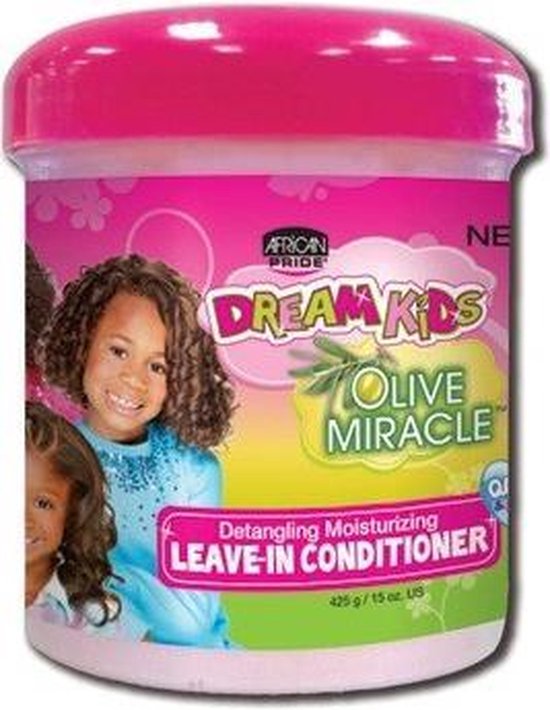 African Pride Dream Kids Olive Miracle Detangling Moisturizing Leave-In Conditioner 425g/15 oz