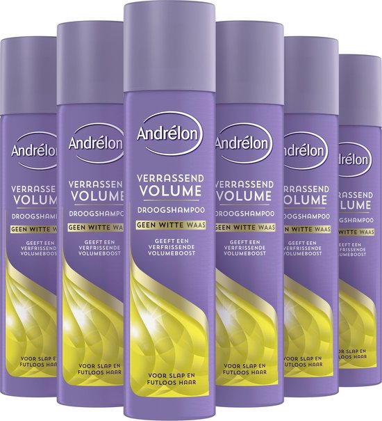 Andrélon Droogshampoo Verrassend Volume - 6x 245 ml - Voordeelverpakking