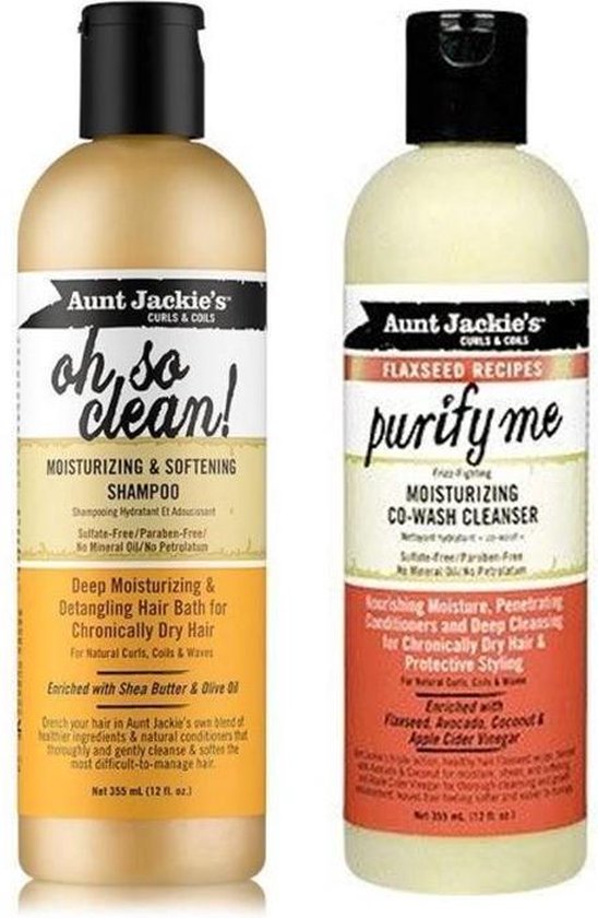 Aunt Jackie Shampoo + Conditioner 12oz