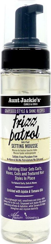 Aunt Jackie's - Grapeseed - Frizz Patrol Mousse - 236 ml