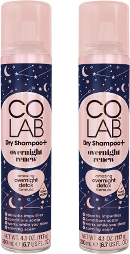 Colab Dry shampoo overnight renew 200 ml - 2 pak