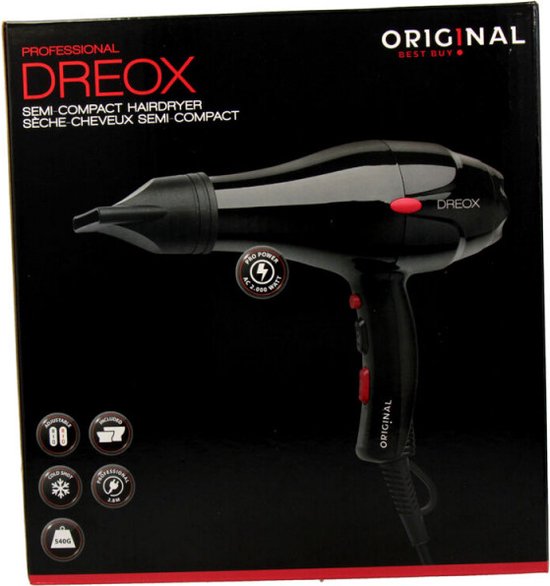 Original - Dreox Haardroger - Black