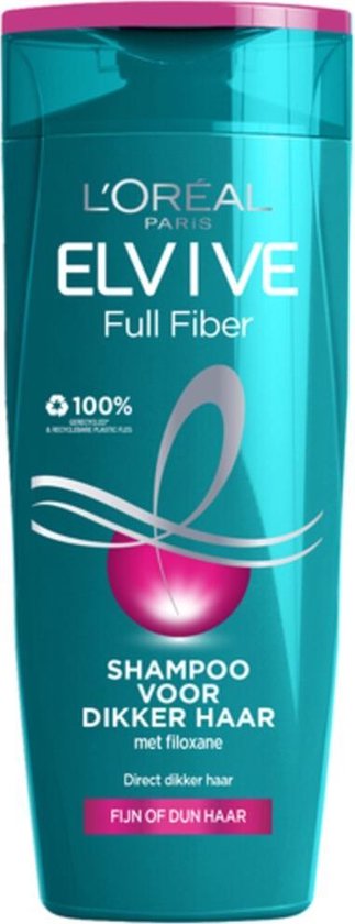 L’Oréal Paris Elvive Full Fiber Shampoo - 6x250 ml - Voordeelverpakking