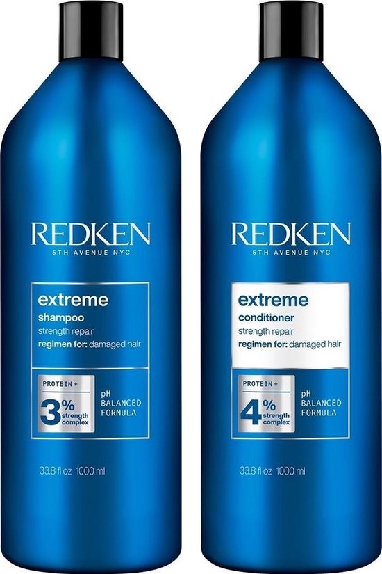 Redken Extreme Shampoo 1000ML + Conditioner 1000ml - Voordeelverpakking