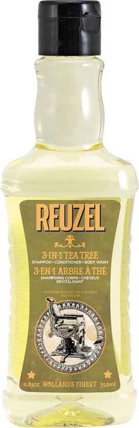 Shampoo, Conditioner en Douchegel 3-N-1 Tea Tree Reuzel 3-N-1 Tea Tree