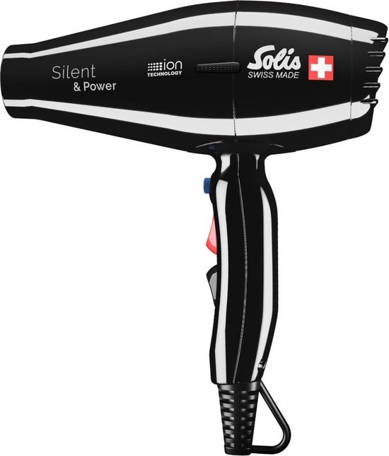 Solis Silent & Power 449 Haardroger - Ionische Haardroger - Zwart