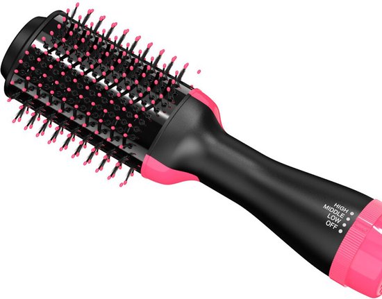 Ulelay Elektrische Haarborstel – 3 in 1 Fohn Borstel 1000W – Voor Veel Volume – Hair Brush – Met Constante Tempratuur Voor Gezond Haar