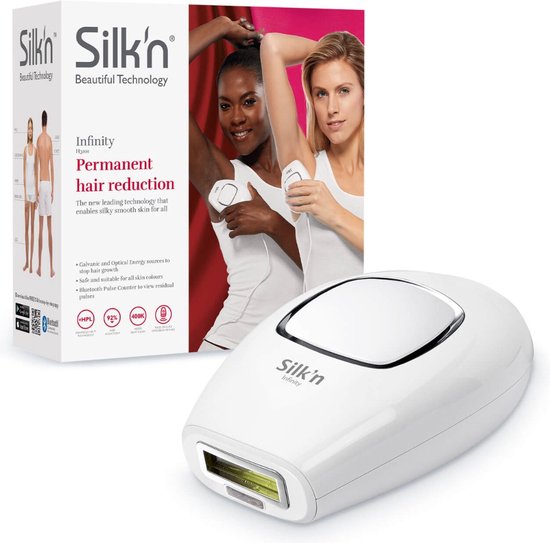 Silk'n Ontharing - Infinity - Ontharingsapparaat voor alle huidskleuren - Wit
