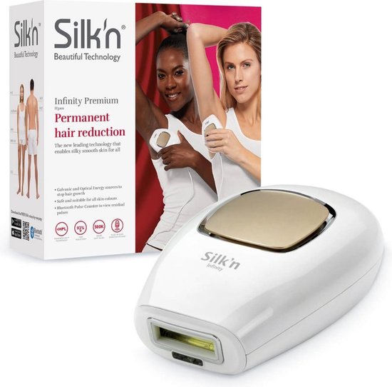 Silk'n Ontharing - Infinity Premium - Ontharingsapparaat voor alle huidskleuren - Wit